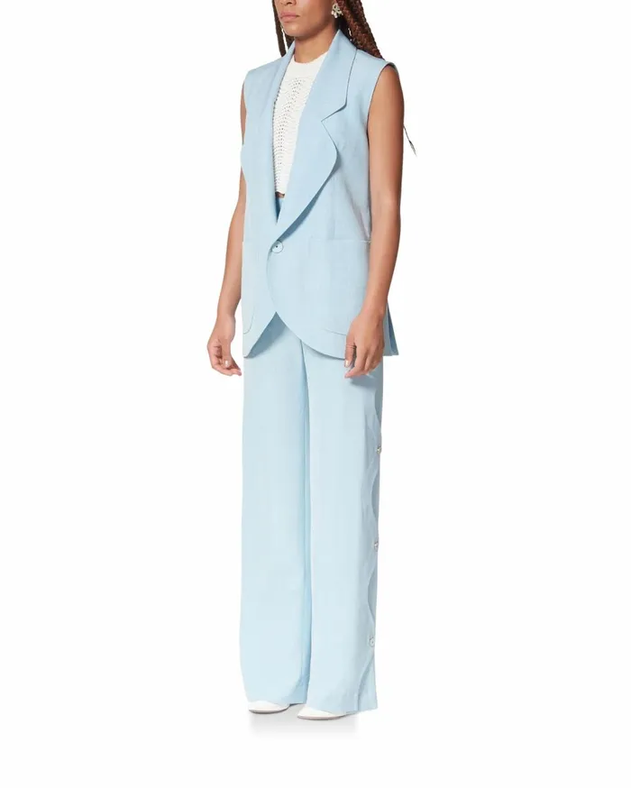 Tailoring Women Casablanca Paris Sleeveless Single Breasted Tailored Blazer