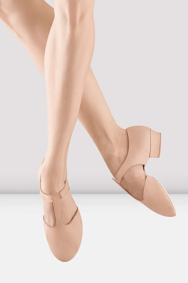 Teaching Adult Ladies Grecian Sandal Teaching Shoes Pink Leather Bloch