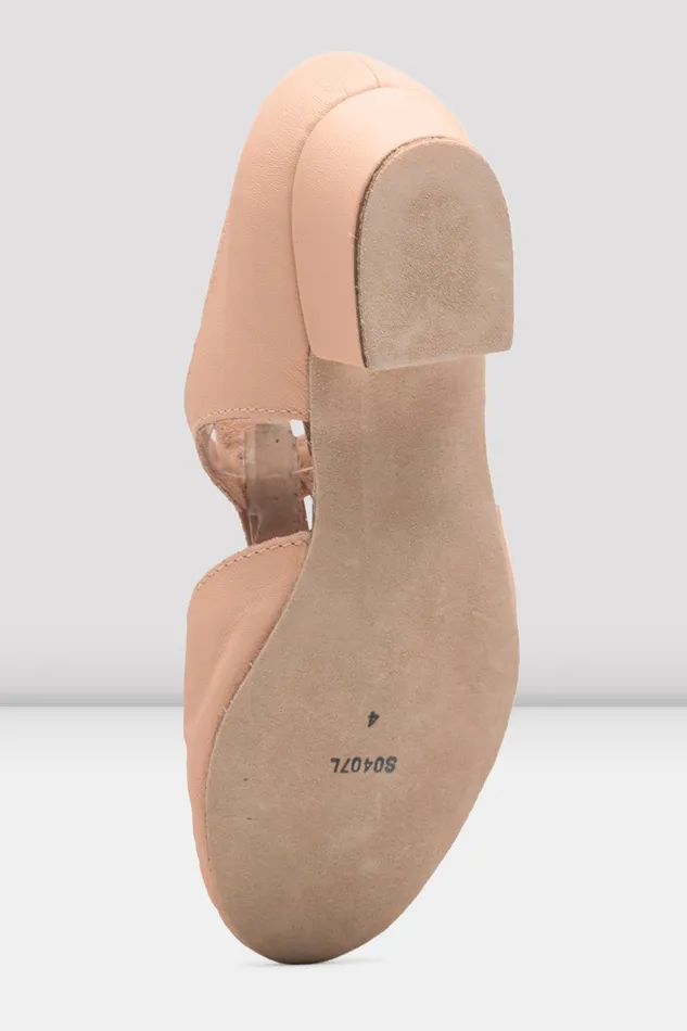 Teaching Adult Ladies Grecian Sandal Teaching Shoes Pink Leather Bloch