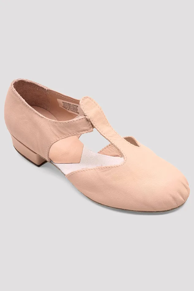 Teaching Adult Ladies Grecian Sandal Teaching Shoes Pink Leather Bloch