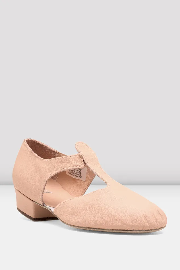 Teaching Adult Ladies Grecian Sandal Teaching Shoes Pink Leather Bloch