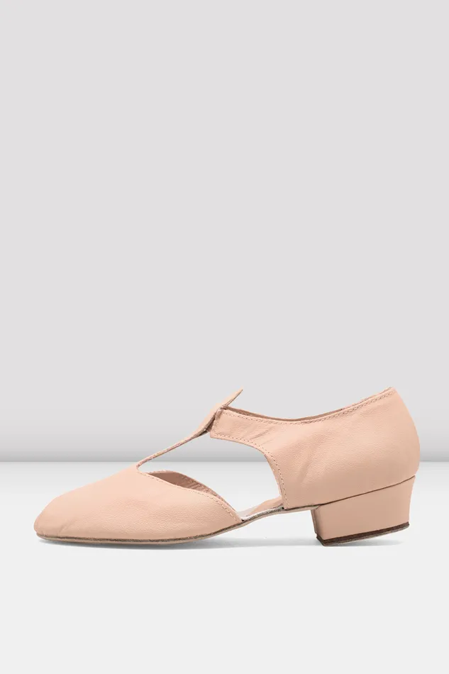 Teaching Adult Ladies Grecian Sandal Teaching Shoes Pink Leather Bloch