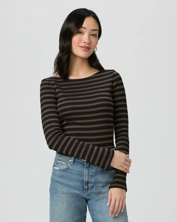 Tees and Tanks Women Lucina Top 8211 Black Multi PAIGE