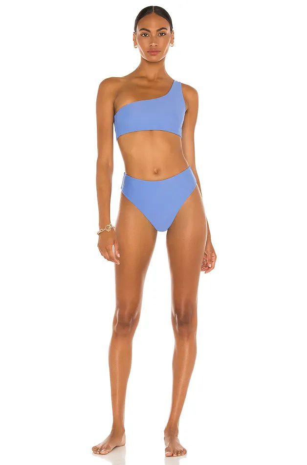 The Camille High Waist Bottom Baja Blue Women Lovers and Friends Swimwear The Camille High Waist Bottom Baja Blue Women Lovers and Friends Swimwear