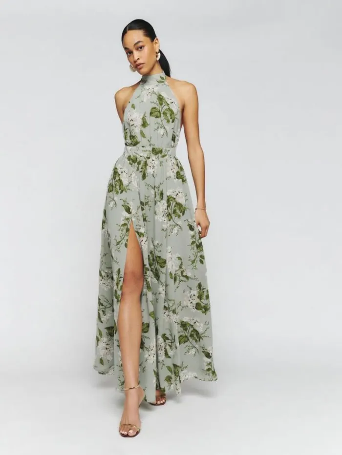 The Reformation Andee Dress Tea Garden 8211 Weddings