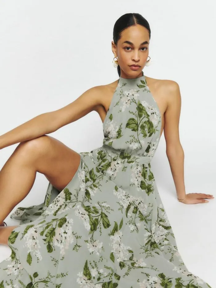 The Reformation Andee Dress Tea Garden 8211 Weddings