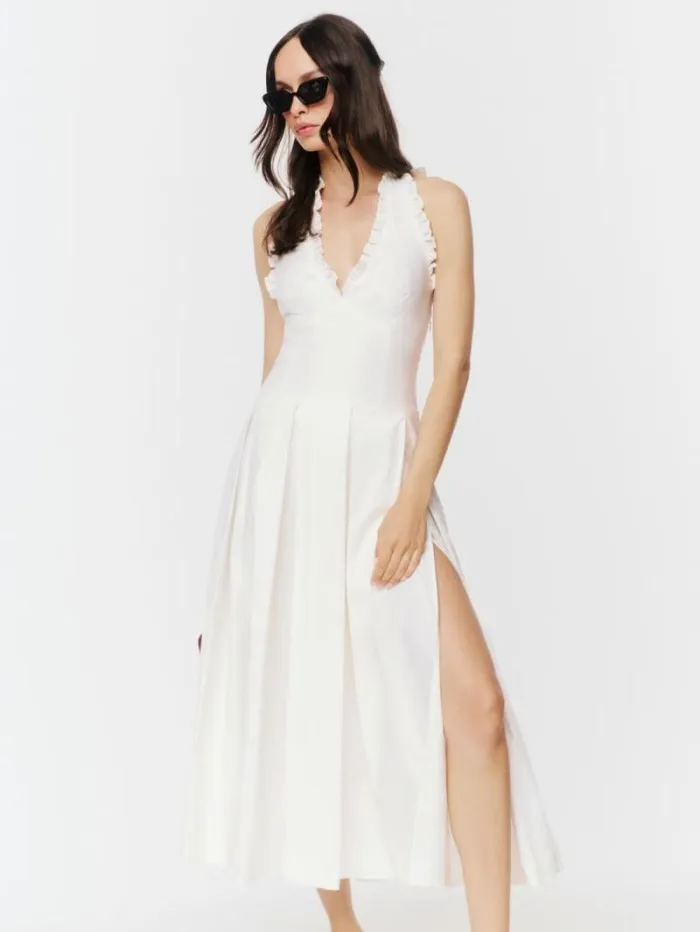 The Reformation Beaux Dress White 8211 Clothing