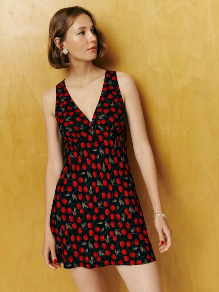 The Reformation Calix Dress Cher 8211 Clothing