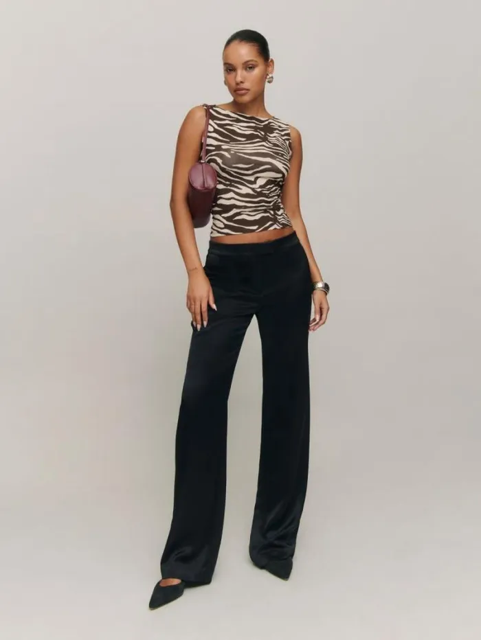 The Reformation Dusk Knit Top Stampede 8211 Clothing