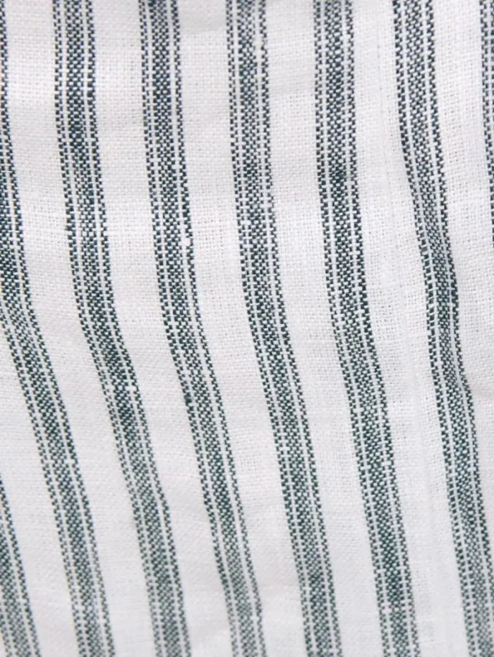 The Reformation Evie Linen Top Antibes Stripe 8211 Clothing