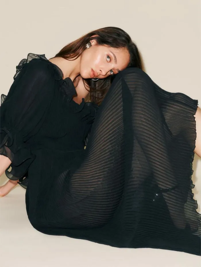 The Reformation Fann Dress Black 8211 Clothing