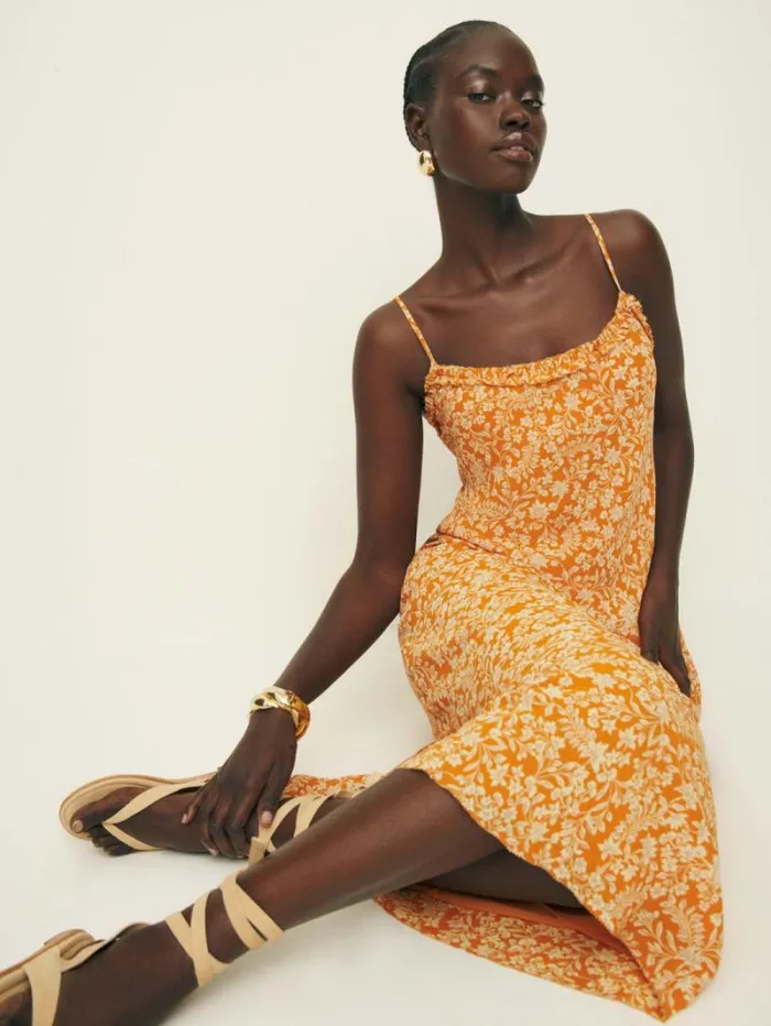The Reformation Imara Dress Adelina 8211 Clothing
