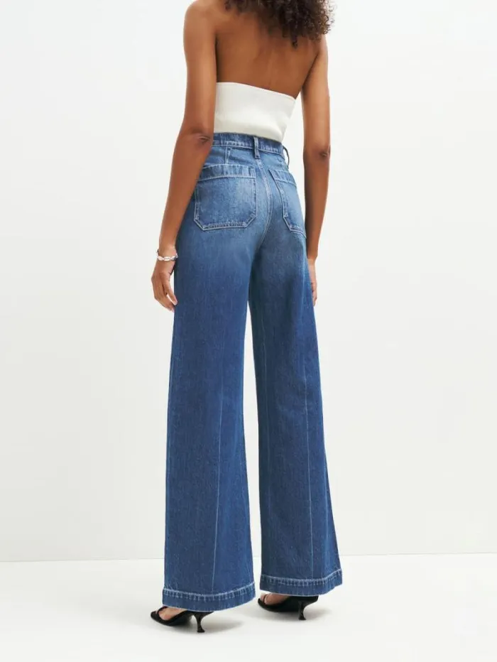 The Reformation Janae Ultra High Rise Wide Leg Jeans Payette 8211 Clothing