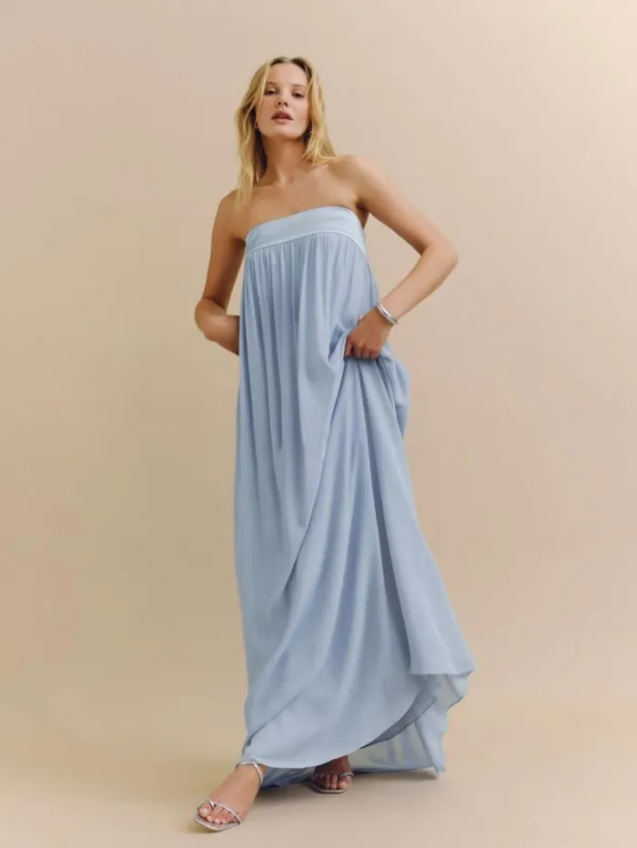 The Reformation Maribelle Dress Mineral 8211 ClothingWeddings
