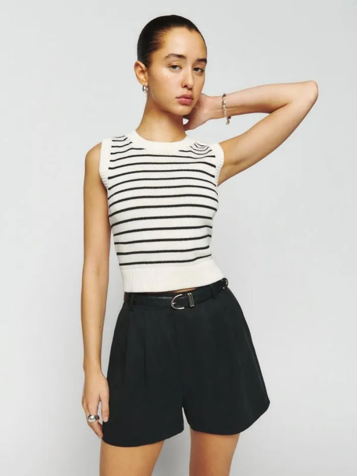 The Reformation Mason Short Black 8211 Clothing