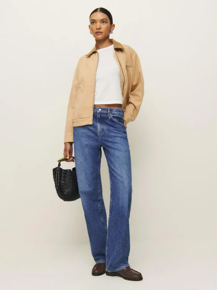 The Reformation Max Slim Tee White 8211 Clothing