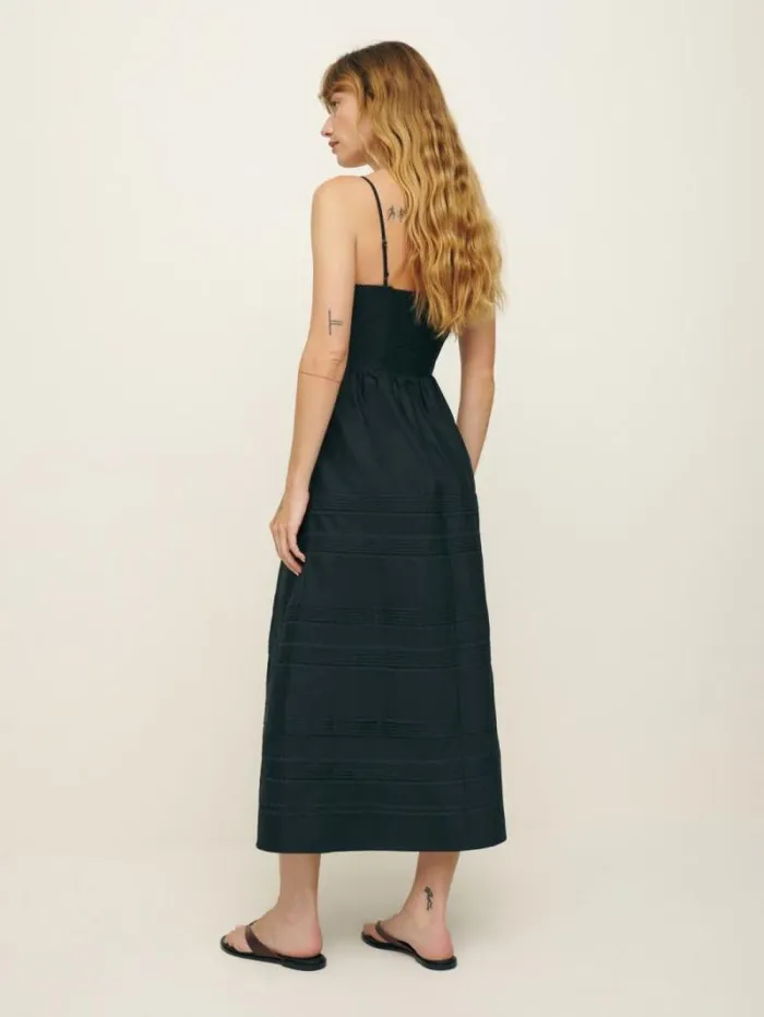 The Reformation Naella Dress Black 8211 Clothing