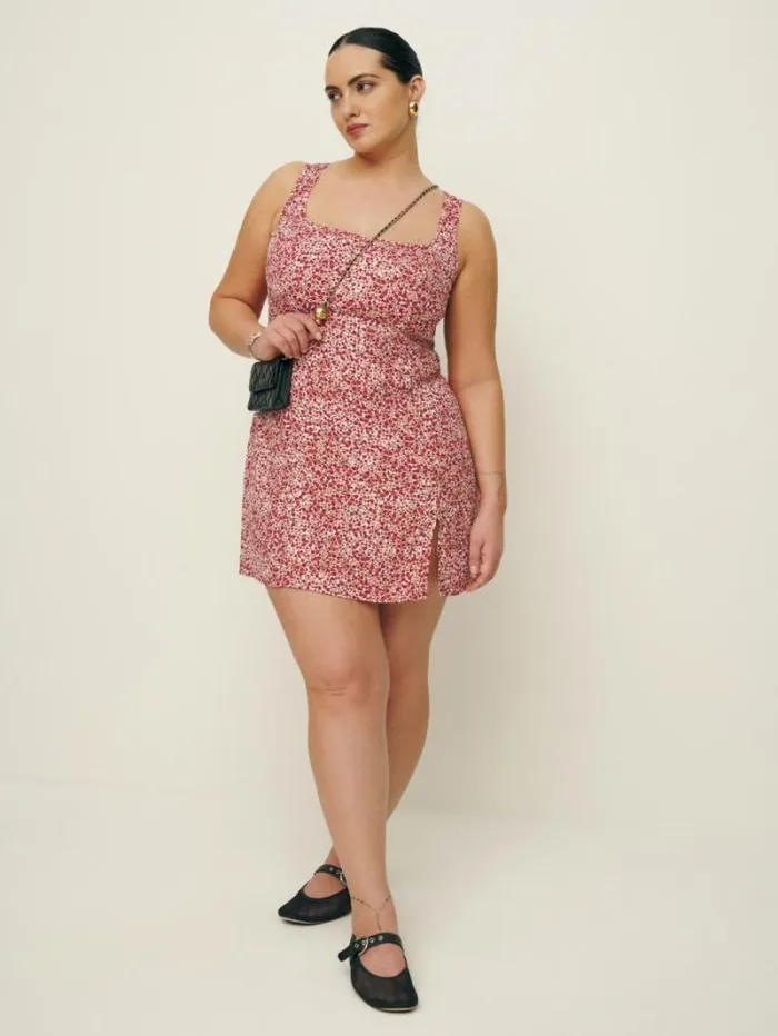 The Reformation Noha Dress Es La Vie En Rose 8211 Clothing