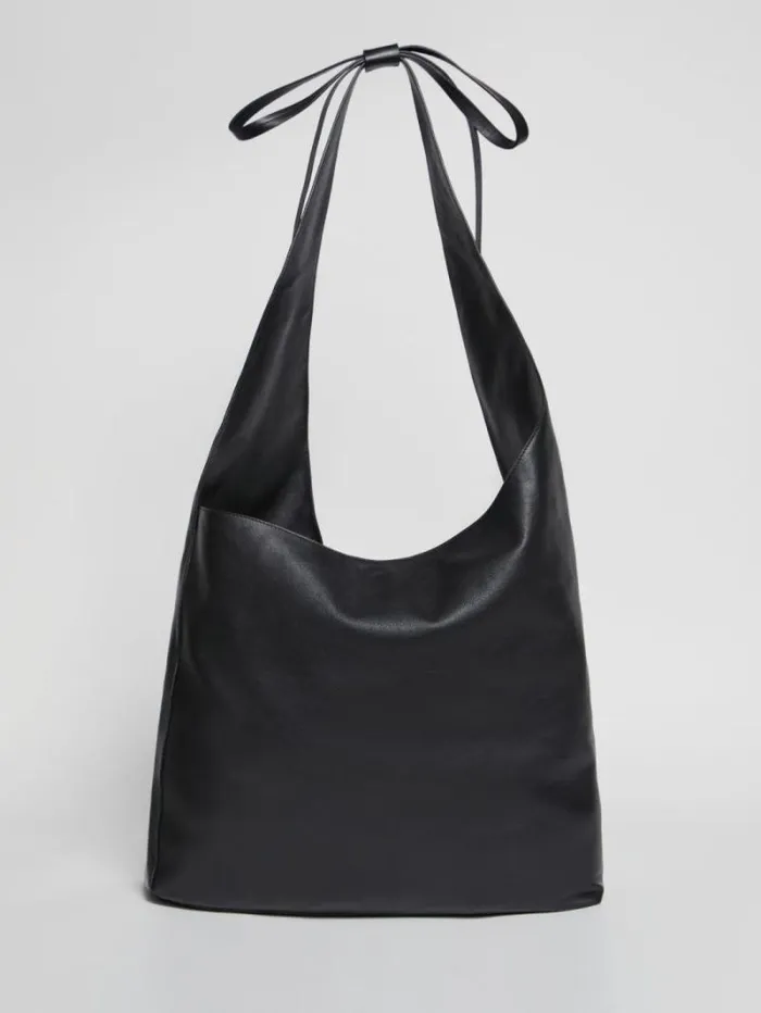 The Reformation Oversized Vittoria Tote Black Leather 8211 Bags