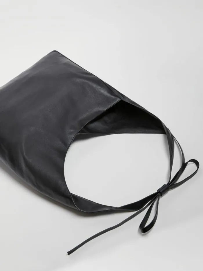 The Reformation Oversized Vittoria Tote Black Leather 8211 Bags