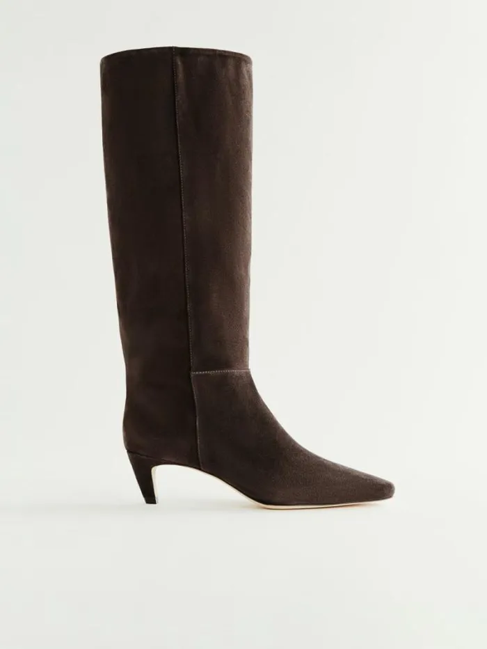 The Reformation Remy Knee Boot Boss Suede 8211 Shoes