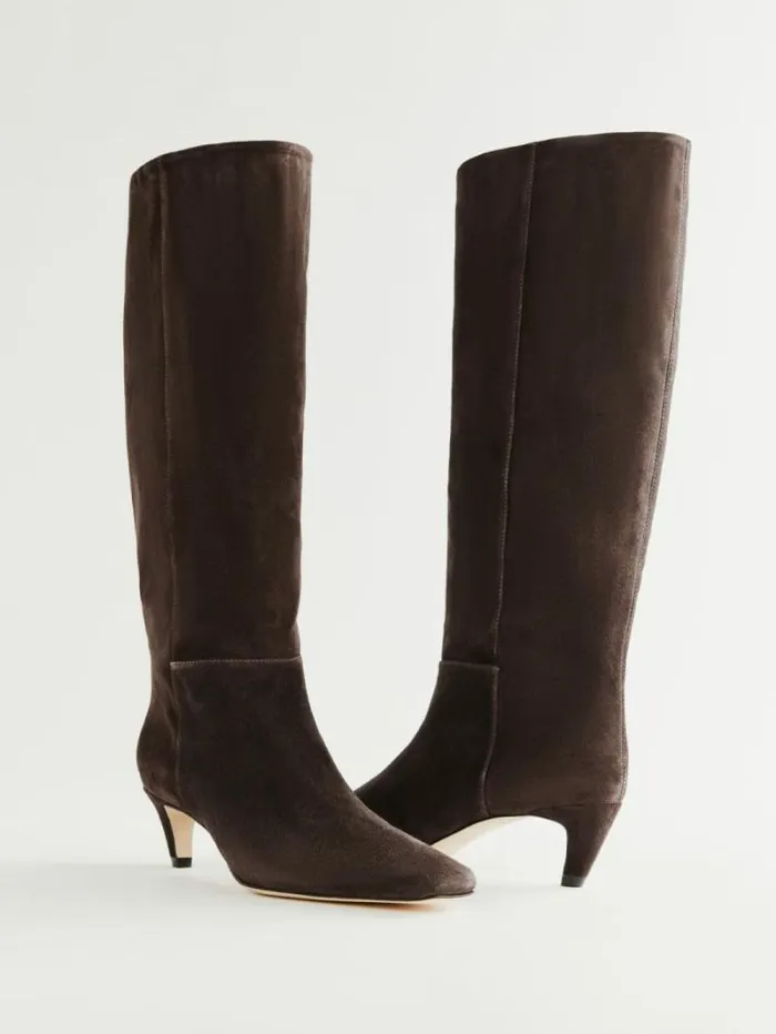 The Reformation Remy Knee Boot Boss Suede 8211 Shoes