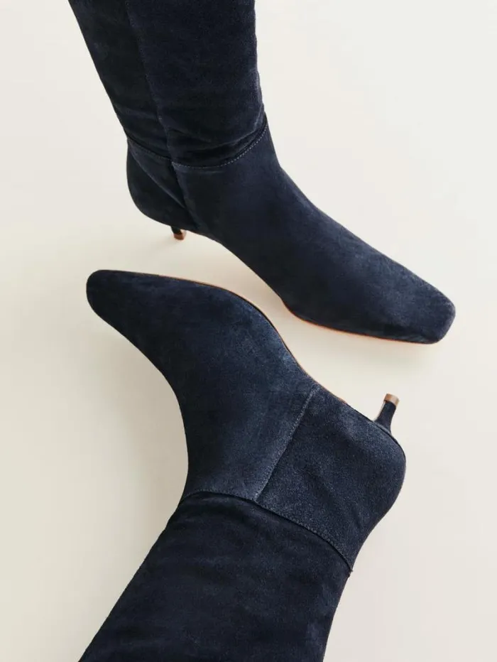 The Reformation Roxanne Over The Knee Boot After Hours Suede 8211 Shoes