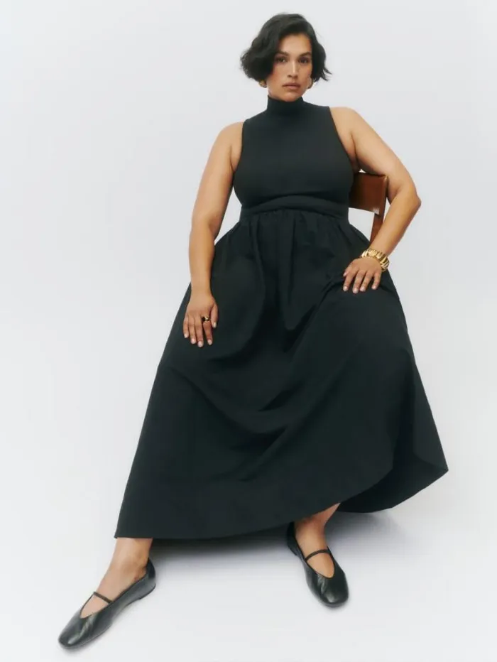 The Reformation Sai Dress Es Black 8211 Clothing