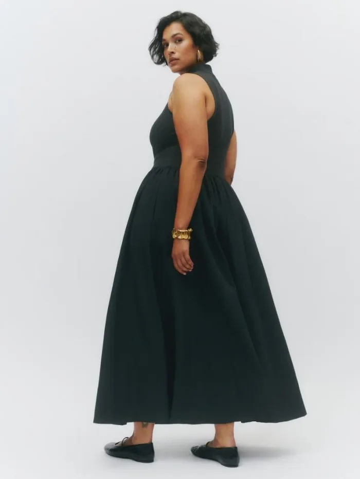 The Reformation Sai Dress Es Black 8211 Clothing