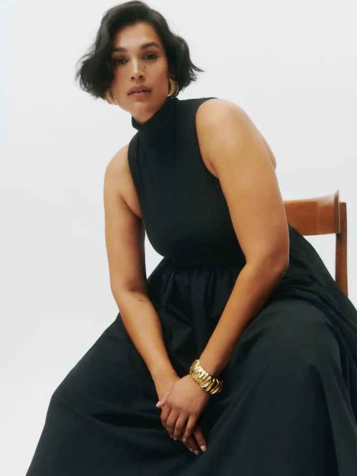 The Reformation Sai Dress Es Black 8211 Clothing