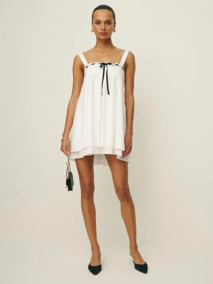 The Reformation Shai Dress White 8211 Clothing