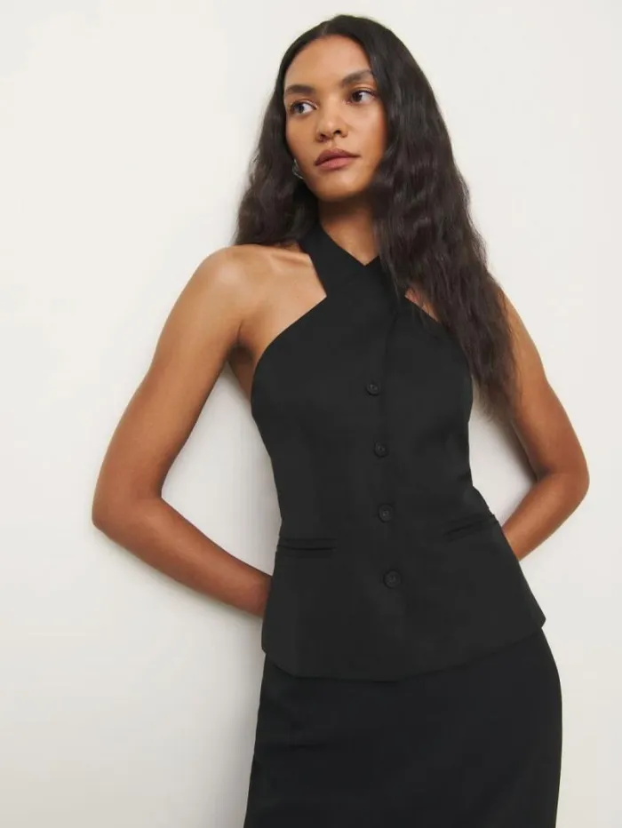The Reformation Tate Top Black 8211 Clothing