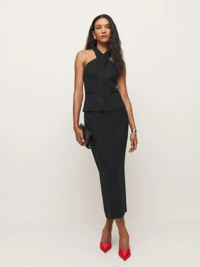 The Reformation Tate Top Black 8211 Clothing