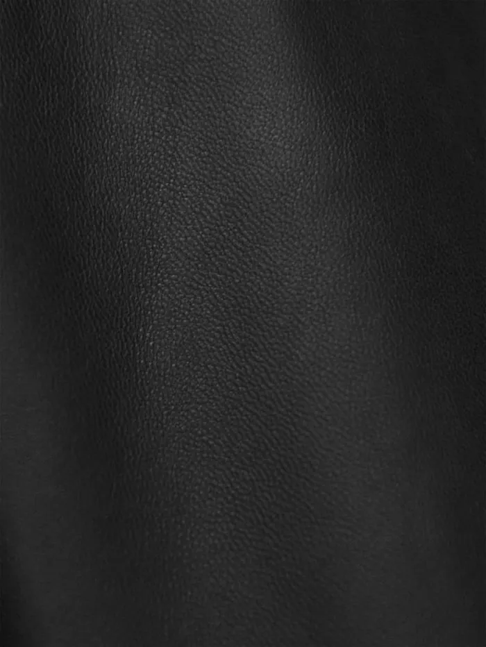 The Reformation Veda Dalia Relaxed Leather Blazer Black 8211 Clothing