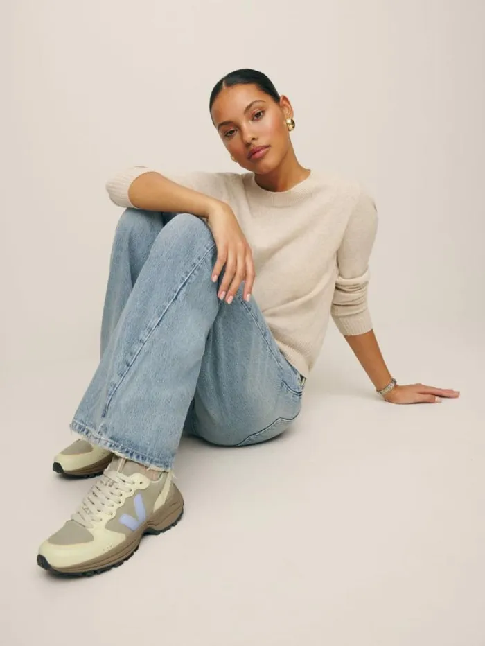 The Reformation Veja Venturi Sneaker Almond Swan 8211 Shoes