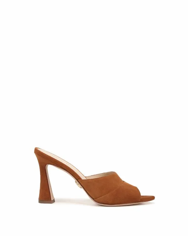 Thora Suede Mule Caramel Women Veronica Beard Shoes