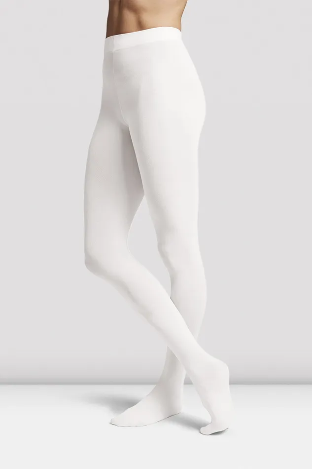 Tights Accessories Bloch Girls Footed Tights White