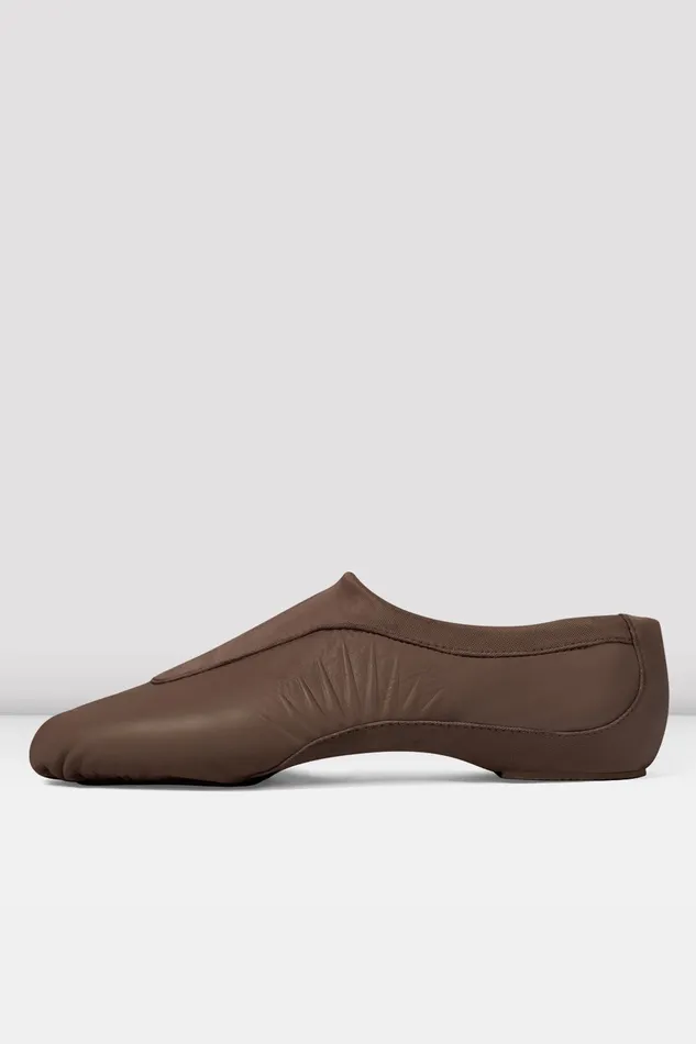 Tonal Footwear Ladies Pulse Leather Jazz Shoes Cocoa Leather Bloch Adult