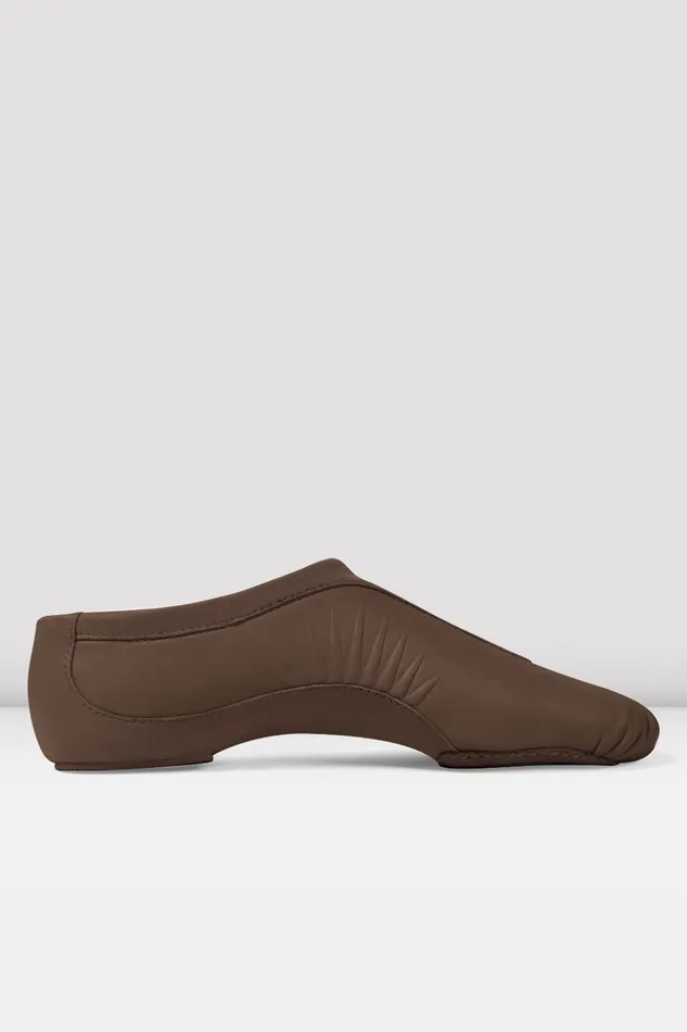 Tonal Footwear Ladies Pulse Leather Jazz Shoes Cocoa Leather Bloch Adult