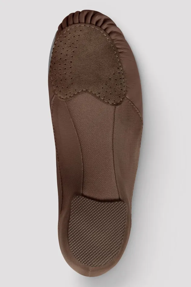 Tonal Footwear Ladies Pulse Leather Jazz Shoes Cocoa Leather Bloch Adult