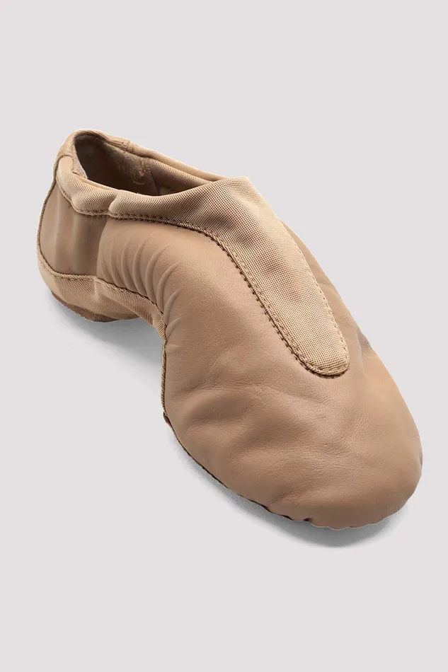 Tonal Footwear Ladies Pulse Leather Jazz Shoes Tan Leather 8211 Bloch Adult