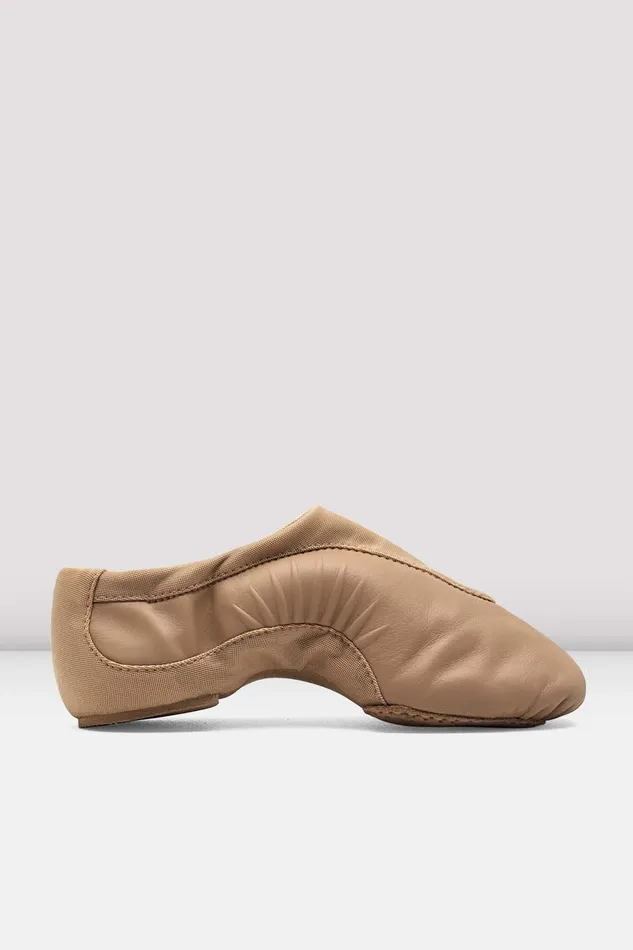 Tonal Footwear Ladies Pulse Leather Jazz Shoes Tan Leather 8211 Bloch Adult