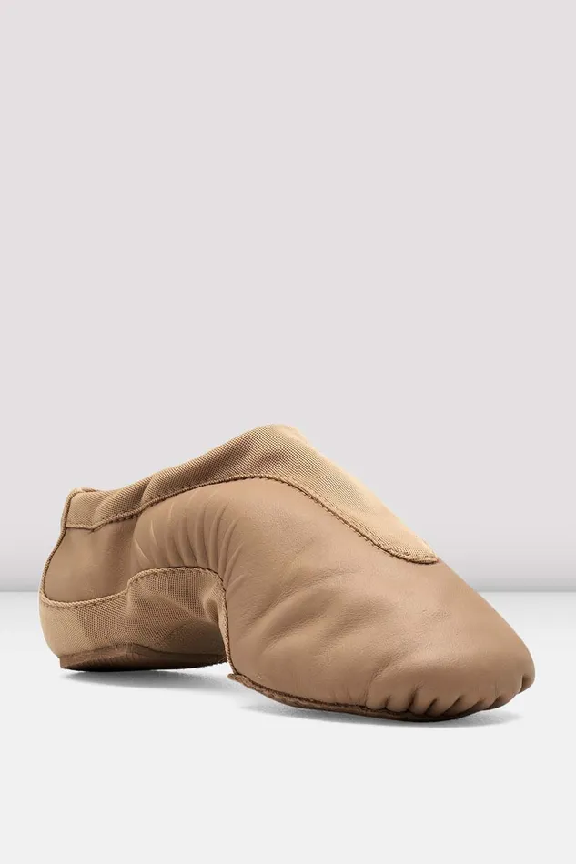 Tonal Footwear Ladies Pulse Leather Jazz Shoes Tan Leather 8211 Bloch Adult