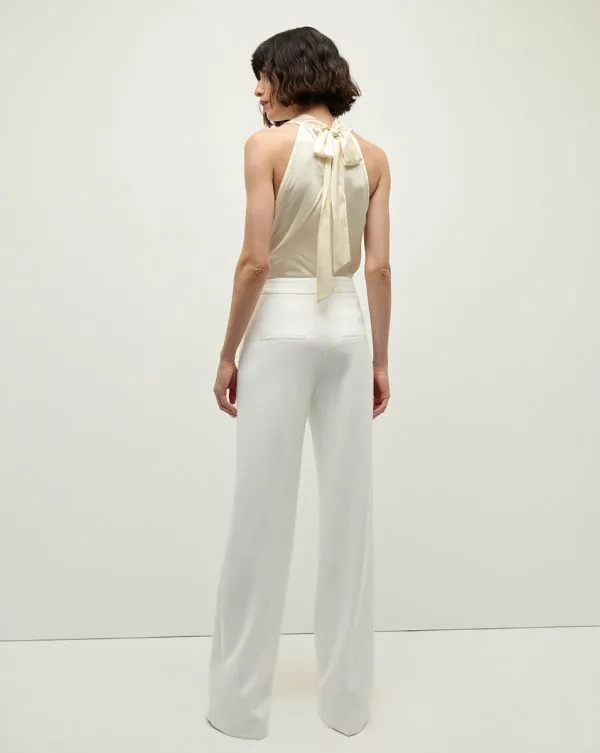 Tonelli TuxedoStripe Pant Offwhite Women Veronica Beard Pants Tonelli TuxedoStripe Pant Offwhite Women Veronica Beard Pants