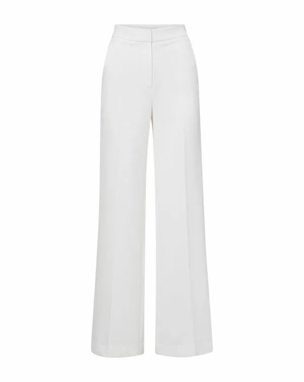 Tonelli TuxedoStripe Pant Offwhite Women Veronica Beard Pants Tonelli TuxedoStripe Pant Offwhite Women Veronica Beard Pants