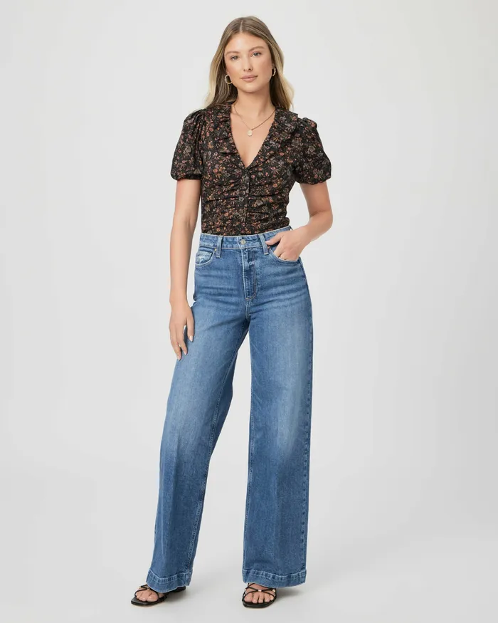 Tops and Blouses Adara Top 8211 Black Multi PAIGE Women Tops and Blouses Adara Top 8211 Black Multi PAIGE Women