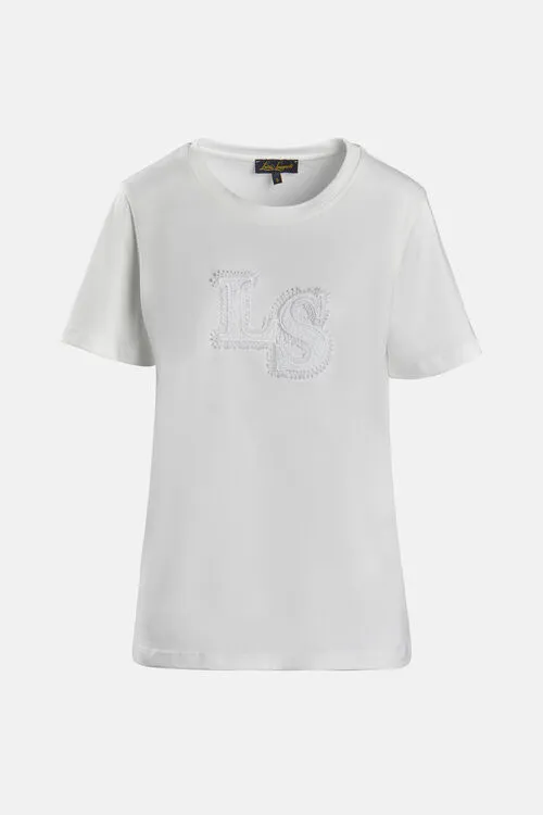 Tops and TShirts Luisa Spagnoli Women Bavette Bavette Cream Tops and TShirts Luisa Spagnoli Women Bavette Bavette Cream