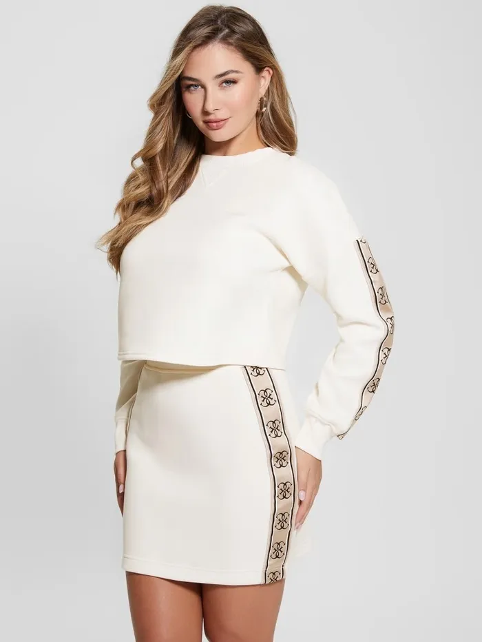 Tops Eco Cymone Quattro G Sweatshirt Ocean Salt 8211 GUESS Women Tops Eco Cymone Quattro G Sweatshirt Ocean Salt 8211 GUESS Women