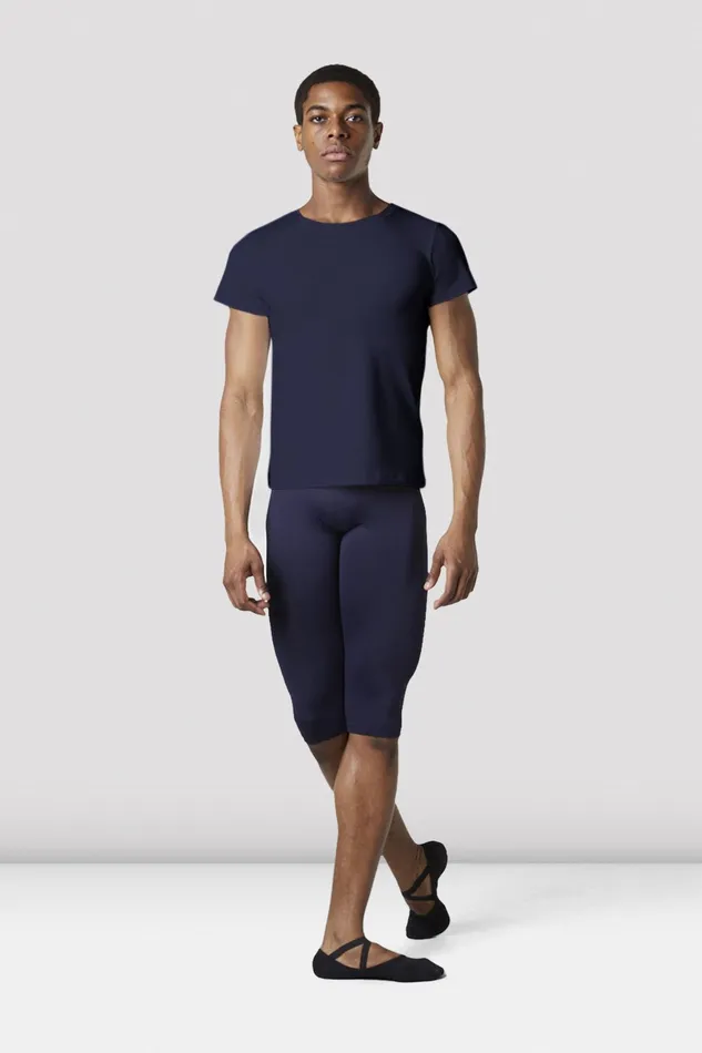 Tops MensBoys Fitted TShirt Navy Bloch Adult