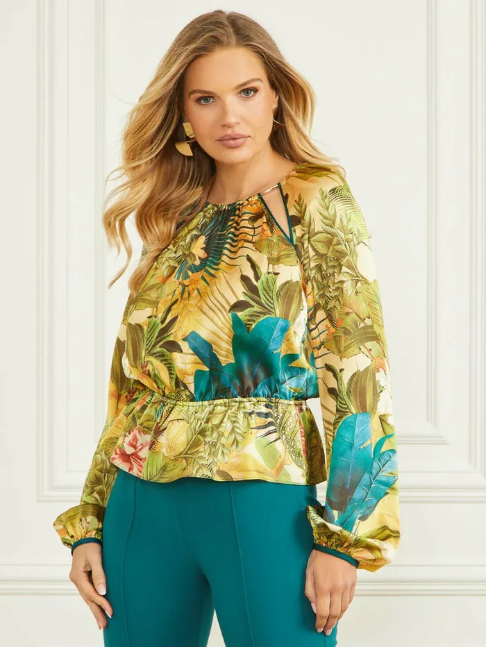 Tops Paige Top Sanctuary Print GUESS Women